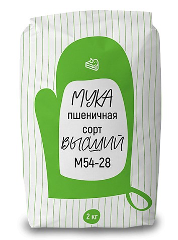 Мука пшеничная в/сорт М54-28 2кг
