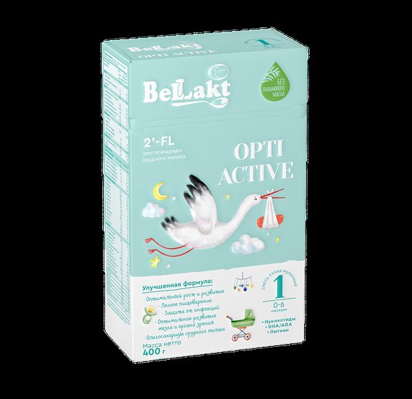 Смесь сухая молочная начальная адаптированная «BELLAKT ОPTI ACTIVE 1»