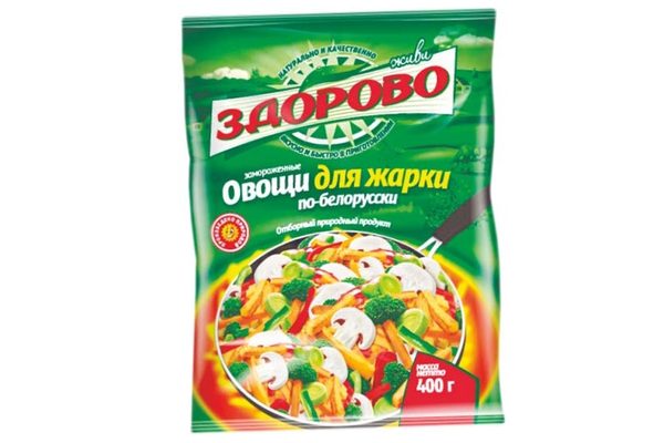 Овощи для жарки Живи здорово по-Белорусски замороженные 400г