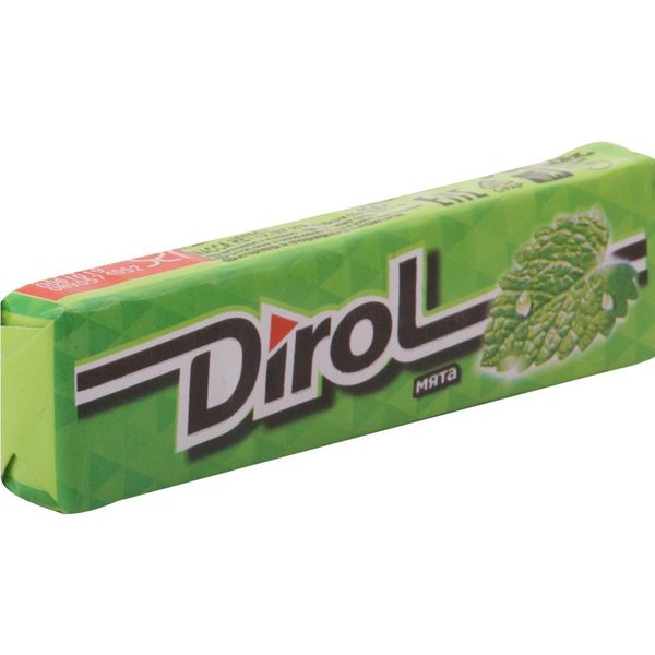 Жевательная резинка Дирол cо вкусом мята Россия