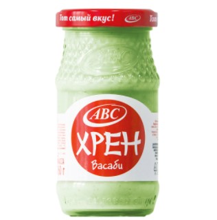 Хрен столовый АВС Васаби ст/бан 160г