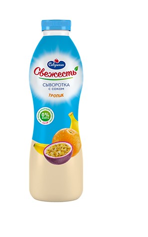 Напиток сывороточный «Свежесть» с соком тропических фруктов, 850 г