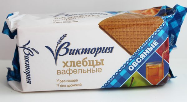 Хлебцы вафельные Виктория овсяные 60г