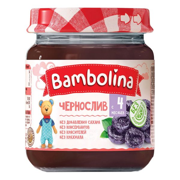 Пюре Бамболина чернослив 100мл