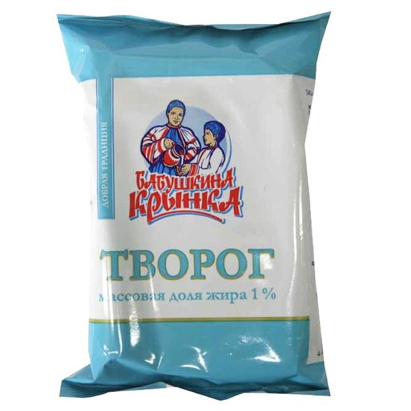 Творог «Бабушкина криничка» 1%, 200 г.