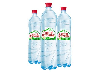 Вода питьевая Святой источник газированная 1 кат 1,5л