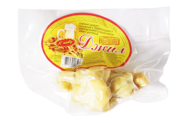 Продукт сырныйй "Джил" копченый, 100 г.