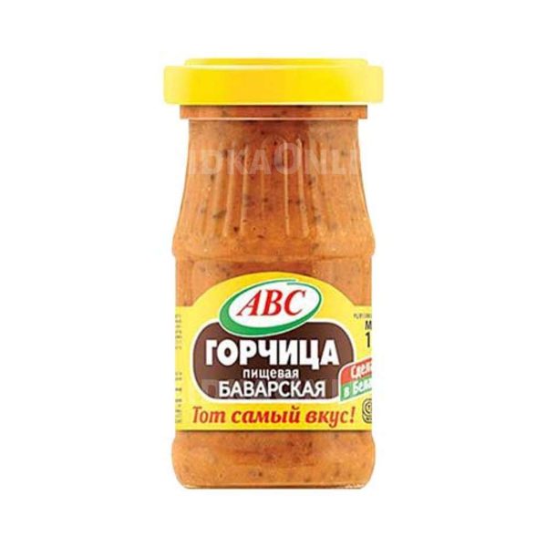 Горчица АВС Баварская ст/бан 160г