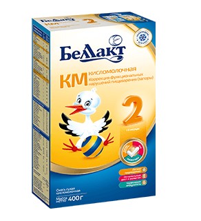 Смесь сухая для дет/пит Беллакт КМ-2 кисломолочная карт/кор 400г
