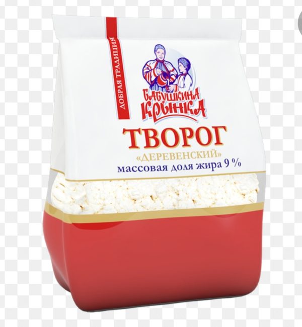 Творог «Деревенский» 9%, 400 г.