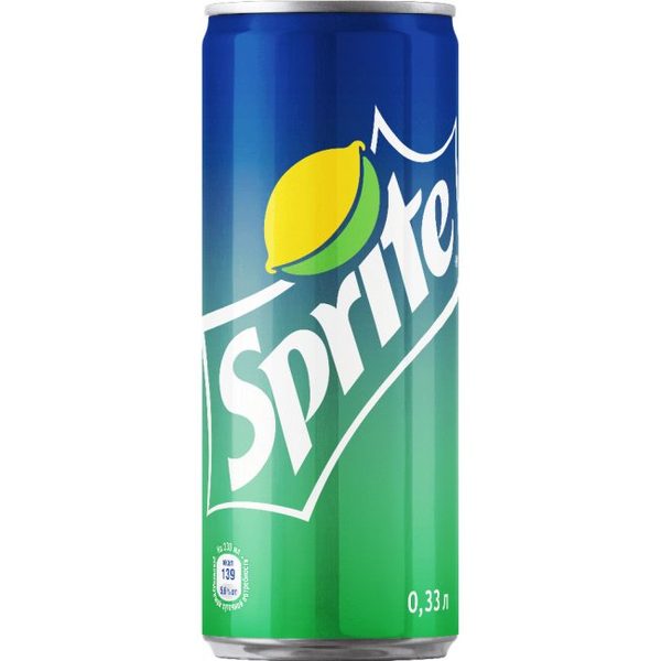 Напиток б/а газ. "Спрайт" ж/б 0,33л
