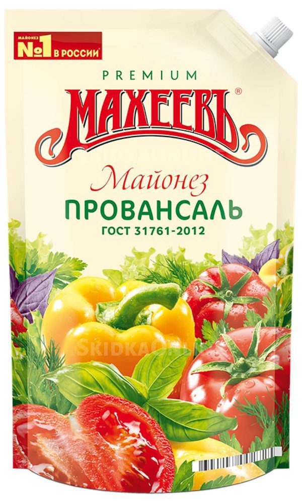 Майонес Провансаль Махеевъ 50,5% дой-пак 800мл