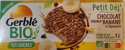 Gerble - Organic Chocolate Cookie Flavored w/ Banana, 132g (4.7oz)
