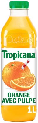Tropicana 100% oranges pressées avec pulpe 1 L