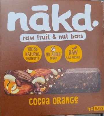 Cocoa Orange Fruit & Nut Bars