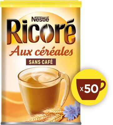 RICORÉ® aux céréales et à la chicorée solubles Boîte 250g