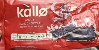 Belgian Dark Chocolate Rice Cake Thins imp