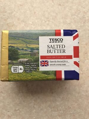 Tesco British Salted Block Butter