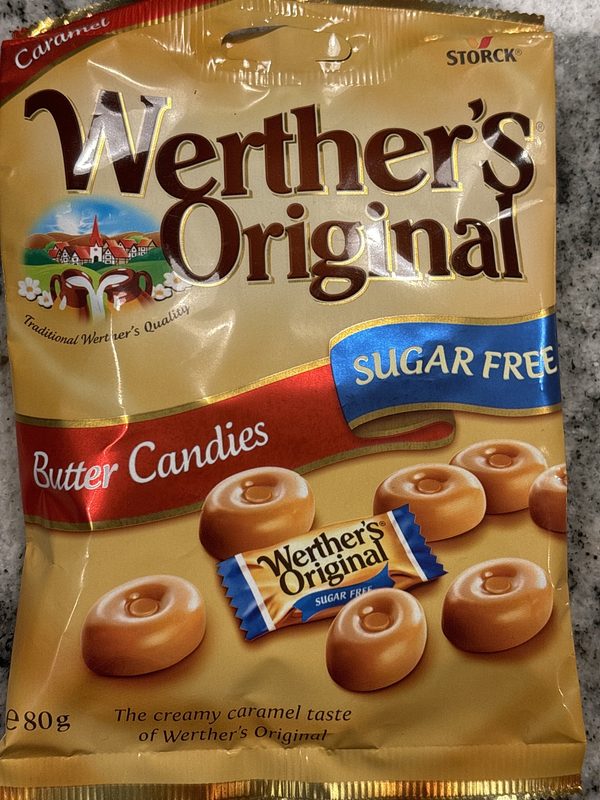 Werthers Original Sugar Free Butter Candy 80G