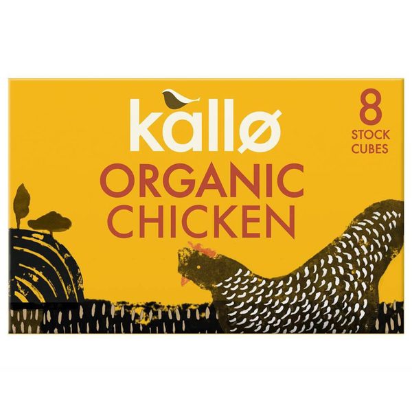 Organic Chicken Stock Cubes 8 Pack