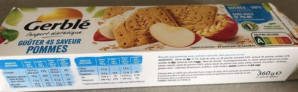 Goûter 4S Saveur pommes