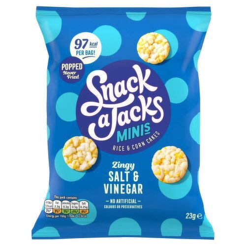 Zingy Salt & Vinegar Rice & Corn Cakes